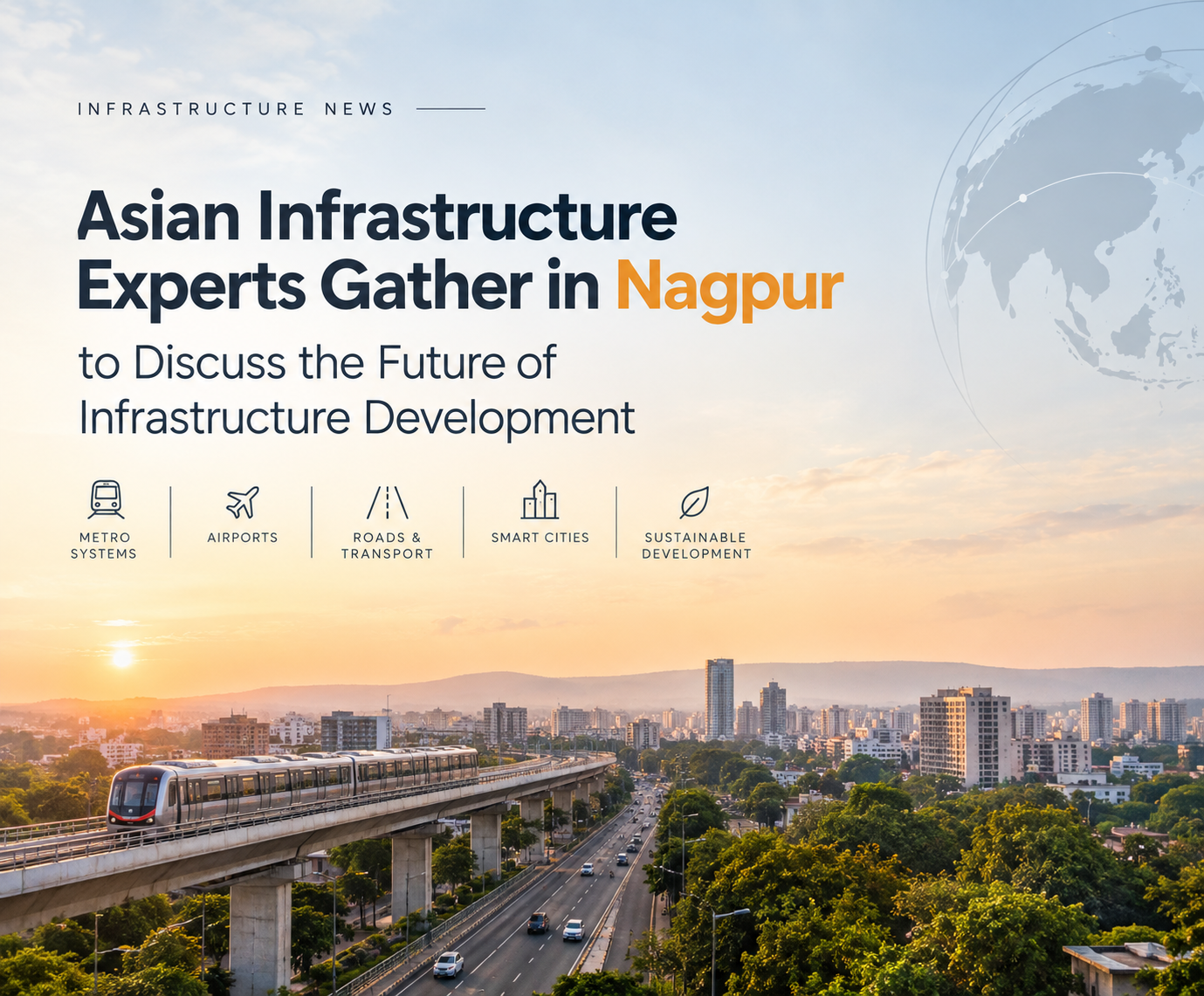 Asian Infrastructure Experts Gather in Nagpur to Discuss the Future of Infrastructure Development
